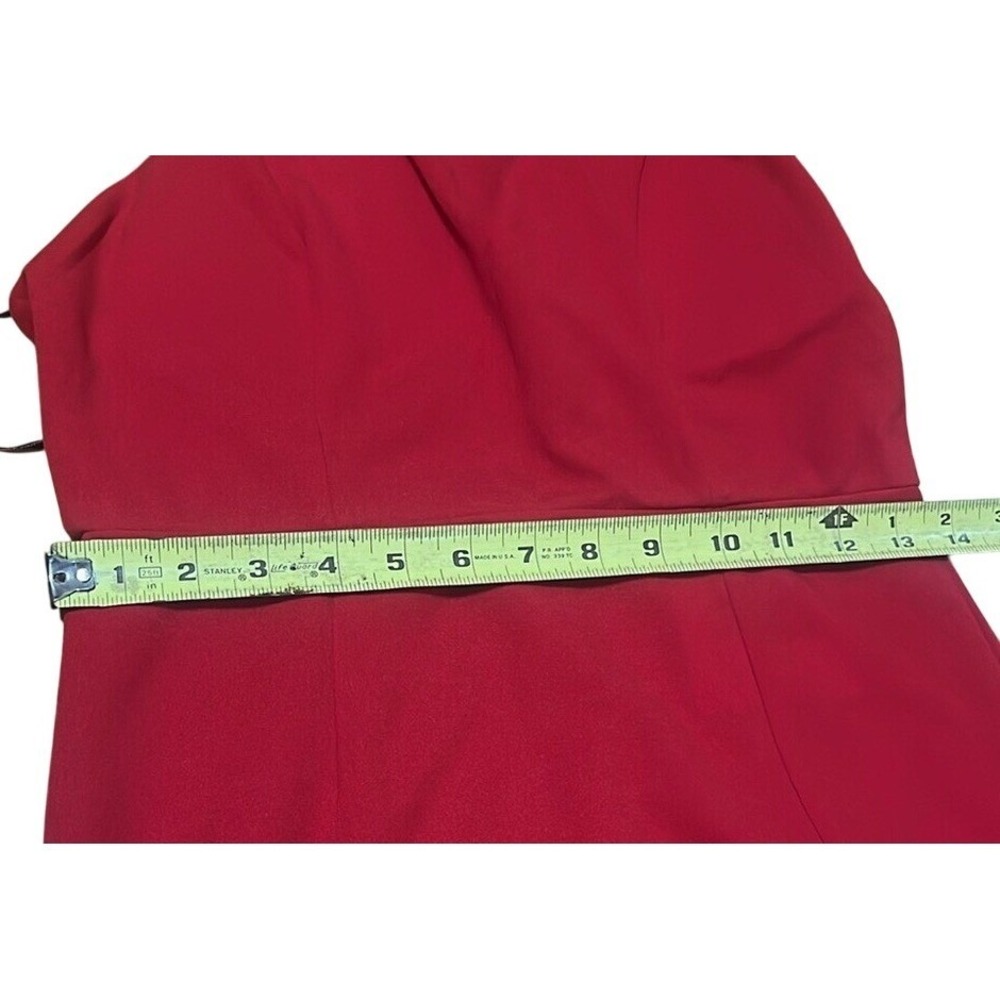 Hello Molly women's dress party midi formal asymetrical 1 shoulder slit L 12 NWT - Picture 12 of 13